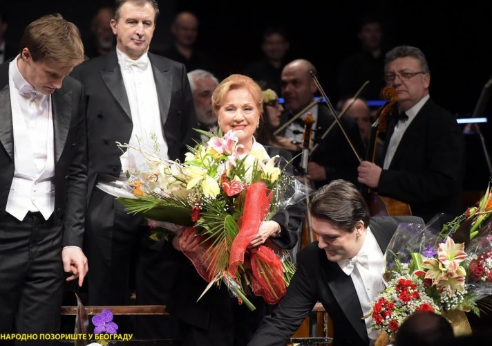 Na Velikoj sceni održan koncert povodom proslave 50 godina umetničkog i 25 godina pedagoškog rada profesorke Radmile Smiljanić