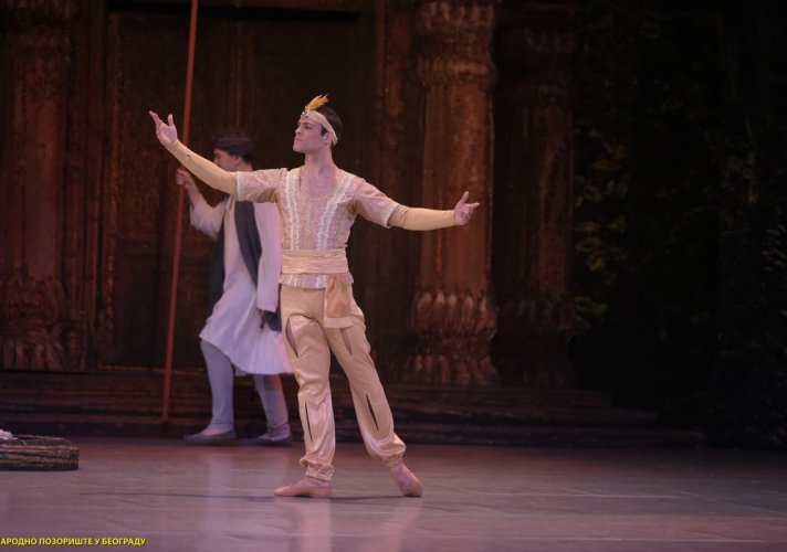 Miloš Marijan prvi put nastupio u ulozi Solora u baletu „Bajadera“