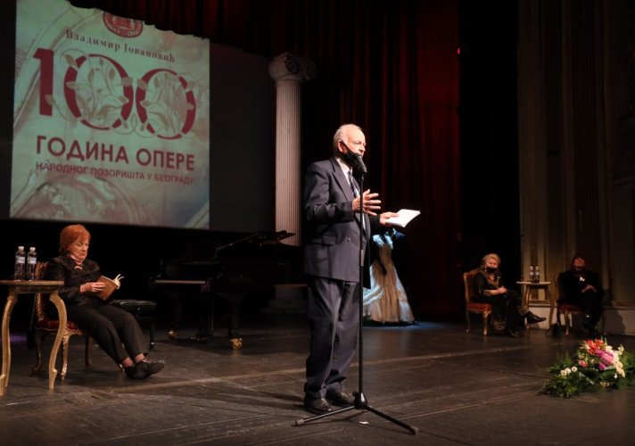 Na Velikoj sceni održana promocija knjige Vladimira Jovanovića „100 godina Opere Narodnog pozorišta u Beogradu“