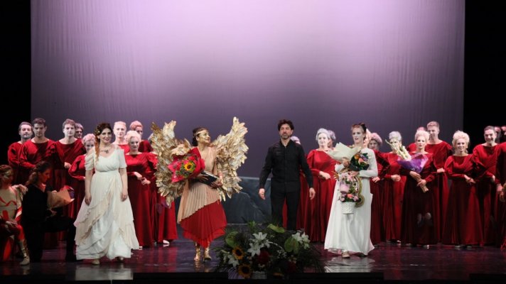 Одржана прва реприза опере „Орфеј и Еуридика“, први пут наступиле Јана Цветковић (Орфеј) и Иванка Раковић Крстоношић (Амор)