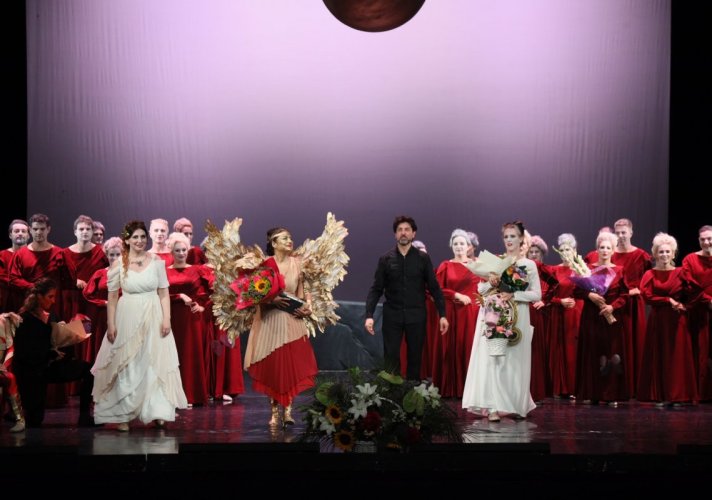 Održana prva repriza opere „Orfej i Euridika“, prvi put nastupile Jana Cvetković (Orfej) i Ivanka Raković Krstonošić (Amor)