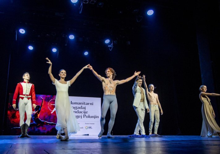 Na Velikoj sceni održano donatorsko Gala veče sa čuvenom baletskom zvezdom i najvećim igračem današnjice Sergejem Polunjinom