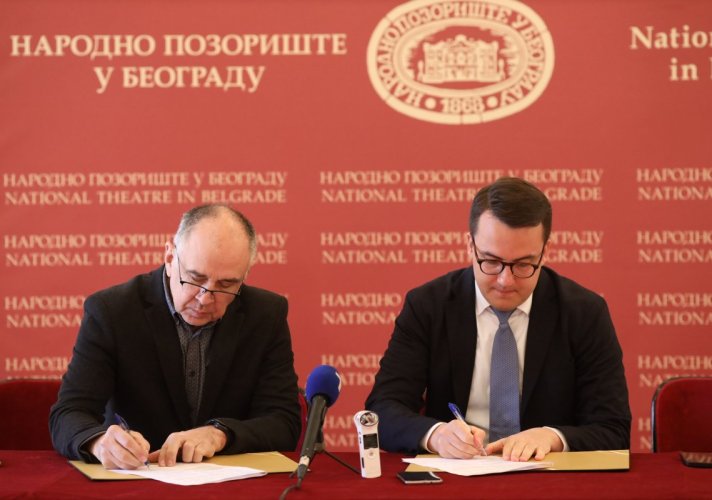 Narodno pozorište u Beogradu i Nacionalni dramski teatar Rusije „Aleksandrinski“ potpisali Sporazum o saradnji